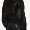 Aneli Lambskin Leather Jacket with Pockets
