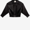 Aneli Lambskin Leather Jacket with Pockets