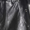 Angele Leather Style Midi Skirt