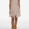 Anka Smocked Printed Lightweight Cotton Dress