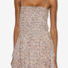 Anka Smocked Printed Lightweight Cotton Dress