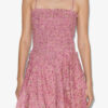 Anka Smocked Printed Lightweight Cotton Dress
