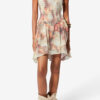 Anka Strappy Smocked Printed Cotton Voile Dress