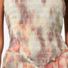 Anka Strappy Smocked Printed Cotton Voile Dress