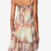 Anka Strappy Smocked Printed Cotton Voile Dress