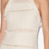 Aralia Open Back Macramé Knit Dress