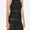 Aralia Open Back Macramé Knit Dress
