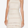 Aralia Open Back Macramé Knit Dress