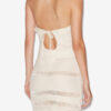 Aralia Open Back Macramé Knit Dress