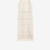Aralia Open Back Macramé Knit Dress