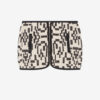 Arono Short Skirt in Coton Jacquard