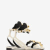 Aselda Jeweled Suede Leather Sandals