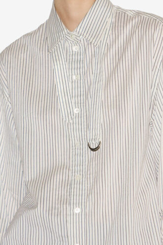 Aurora Striped Cotton and Silk Shirt