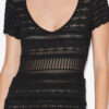 Aurore Long Openwork Knit Dress