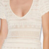Aurore Long Openwork Knit Dress
