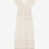 Aurore Long Openwork Knit Dress