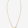 Avery Long Necklace with Stone Pendant