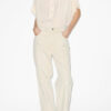 Azalea Gathered Officer Collar Top