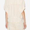Azalea Gathered Officer Collar Top