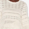Azelia Loose-Fitting Openwork Knit Sweater