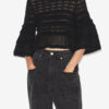 Azelia Loose-Fitting Openwork Knit Sweater