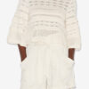 Azelia Loose-Fitting Openwork Knit Sweater