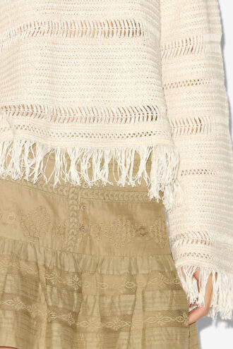 Azilis Macramé Knit Sweater