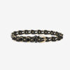 Bali Interwoven Leather and Metal Belt