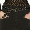Bali Interwoven Leather and Metal Belt