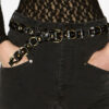 Bali Interwoven Leather and Metal Belt
