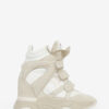 Balskee High-Top Leather Wedge Sneakers