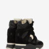 Balskee High-Top Leather Wedge Sneakers