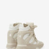 Balskee High-Top Leather Wedge Sneakers