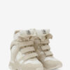 Balskee High-Top Leather Wedge Sneakers