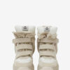 Balskee High-Top Leather Wedge Sneakers