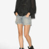 Balskee High-Top Leather Wedge Sneakers