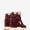 Balskee High-Top Wedge Suede Calfskin Leather Sneakers