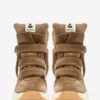 Balskee High-Top Wedge Suede Calfskin Leather Sneakers