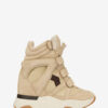 Balskee High-Top Wedge Suede Leather Sneakers