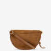Banana Bag Skano in Cognac Suede Calf Leather