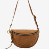 Banana Bag Skano in Cognac Suede Calf Leather