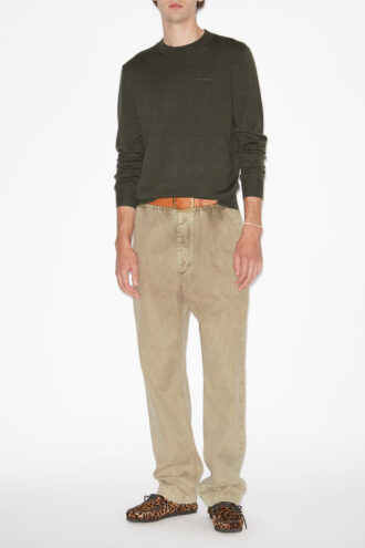 Basile Merinos Wool Sweater with Logo