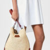 Bayia Raffia Bucket Bag