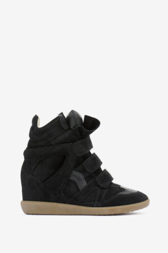 Bekett Leather Wedge Sneakers