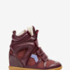 Bekett Leather Wedge Sneakers