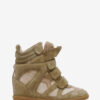 Bekett Leather Wedge Sneakers