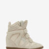Bekett Leather Wedge Sneakers