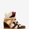 Bekett Leather Wedge Sneakers
