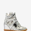 Bekett Leather Wedge Sneakers