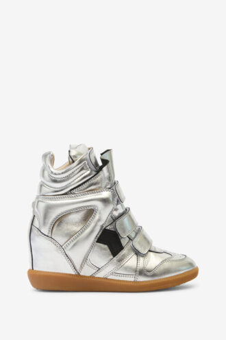 Bekett Leather Wedge Sneakers